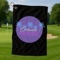 Orlando Paradise Icon Golf Towel thumb 1