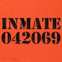 Orange Prisoner Inmate Number Halloween Costume Outfit Mousepad thumb 1