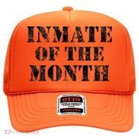 Orange Prison Jail Inmate Prisoner Funny Halloween Costume Hat thumb 0