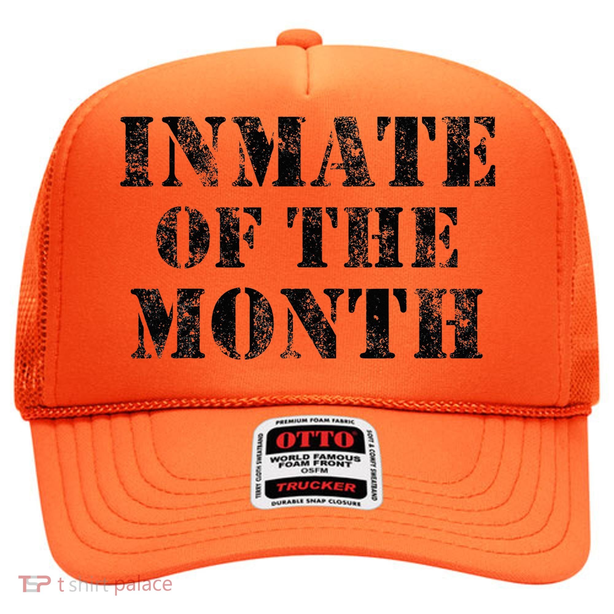 Orange Prison Jail Inmate Prisoner Funny Halloween Costume Hat
