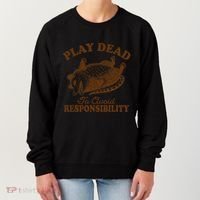 Opossum Possum Lover Play Dead To Avoid Responsibility Women's Sweatshirt thumb 0