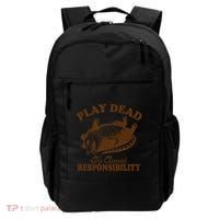 Opossum Possum Lover Play Dead To Avoid Responsibility Backpack thumb 0