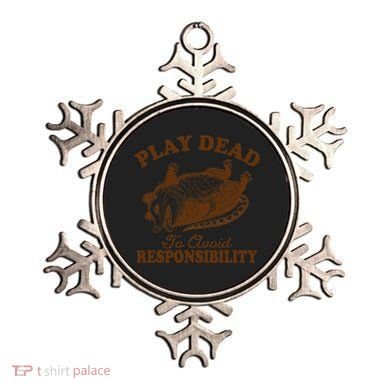 Opossum Possum Lover Play Dead To Avoid Responsibility Ornament