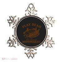 Opossum Possum Lover Play Dead To Avoid Responsibility Ornament thumb 0