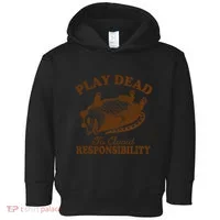 Opossum Possum Lover Play Dead To Avoid Responsibility Toddler Hoodie thumb 0