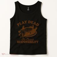 Opossum Possum Lover Play Dead To Avoid Responsibility Tank Top thumb 2