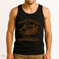 Opossum Possum Lover Play Dead To Avoid Responsibility Tank Top thumb 3