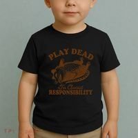 Opossum Possum Lover Play Dead To Avoid Responsibility Toddler T-Shirt thumb 2