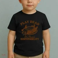 Opossum Possum Lover Play Dead To Avoid Responsibility Toddler T-Shirt thumb 2