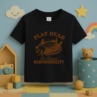 Opossum Possum Lover Play Dead To Avoid Responsibility Toddler T-Shirt thumb 3