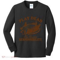 Opossum Possum Lover Play Dead To Avoid Responsibility Kids Long Sleeve Shirt thumb 0