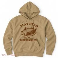 Opossum Possum Lover Play Dead To Avoid Responsibility Hoodie thumb 0