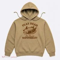 Opossum Possum Lover Play Dead To Avoid Responsibility Hoodie thumb 0