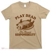 Opossum Possum Lover Play Dead To Avoid Responsibility T-Shirt thumb 0