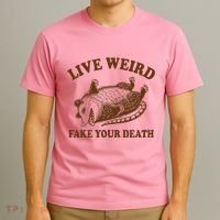 Opossum Possum Lover Live Weird Fake Your Death T-Shirt thumb 3