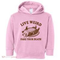 Opossum Possum Lover Live Weird Fake Your Death Toddler Hoodie thumb 0