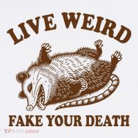 Opossum Possum Lover Live Weird Fake Your Death Beanie thumb 2
