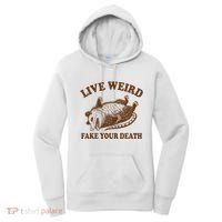 Opossum Possum Lover Live Weird Fake Your Death Women's Hoodie thumb 0