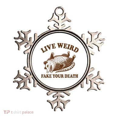 Opossum Possum Lover Live Weird Fake Your Death Ornament