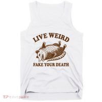 Opossum Possum Lover Live Weird Fake Your Death Tank Top thumb 0