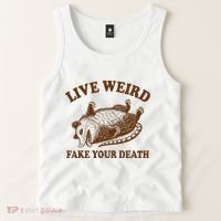 Opossum Possum Lover Live Weird Fake Your Death Tank Top thumb 2