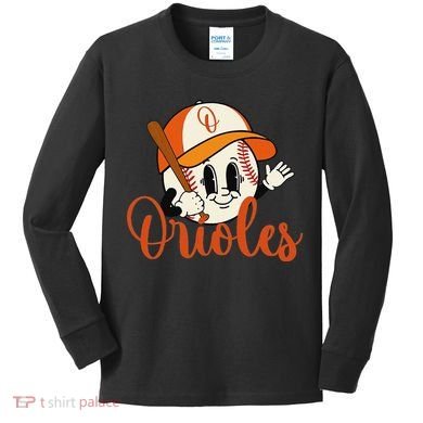 Orioles Pride Lovers Kids Long Sleeve Shirt