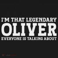 Oliver Personal Name Funny Oliver Apron thumb 3