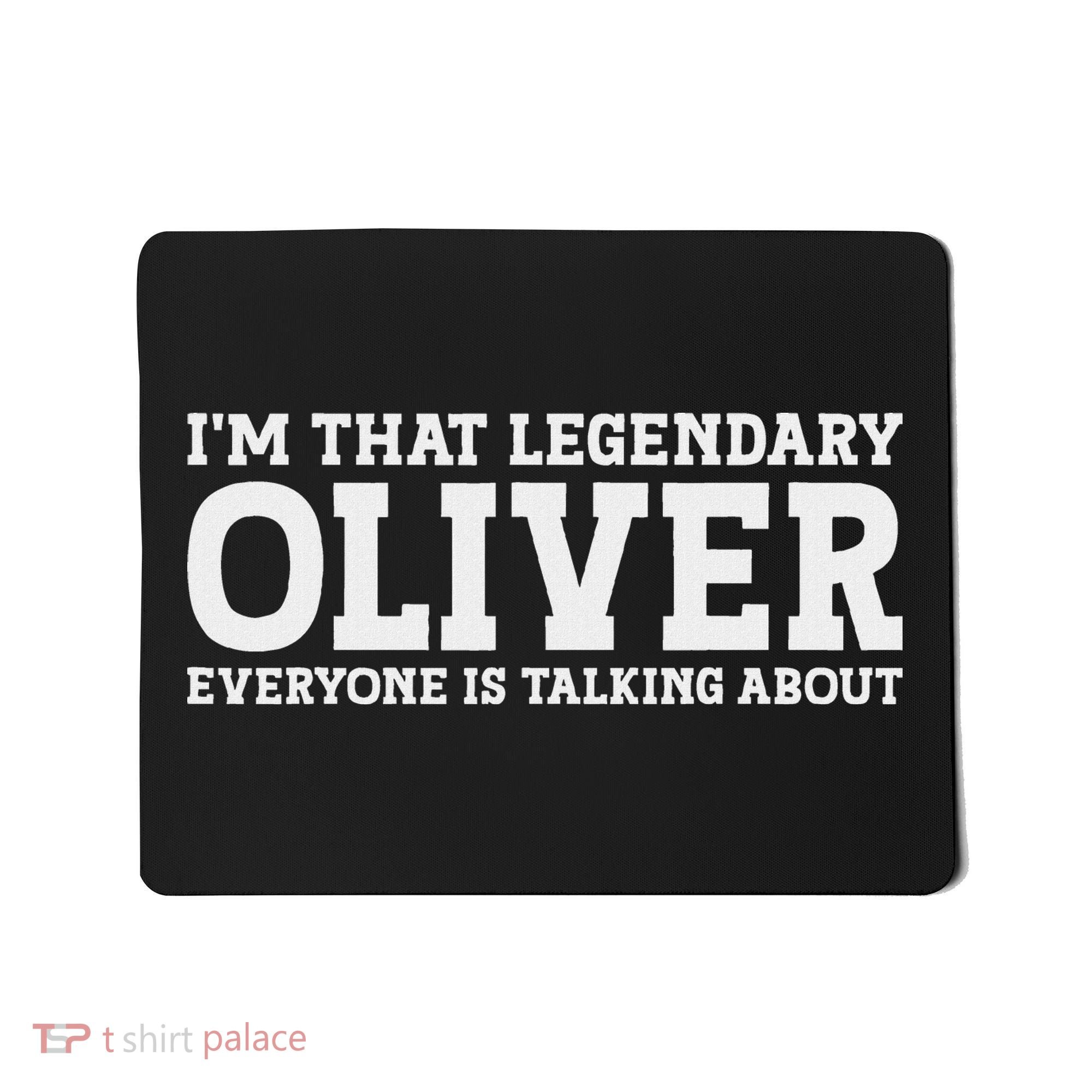 Oliver Personal Name Funny Oliver Mousepad