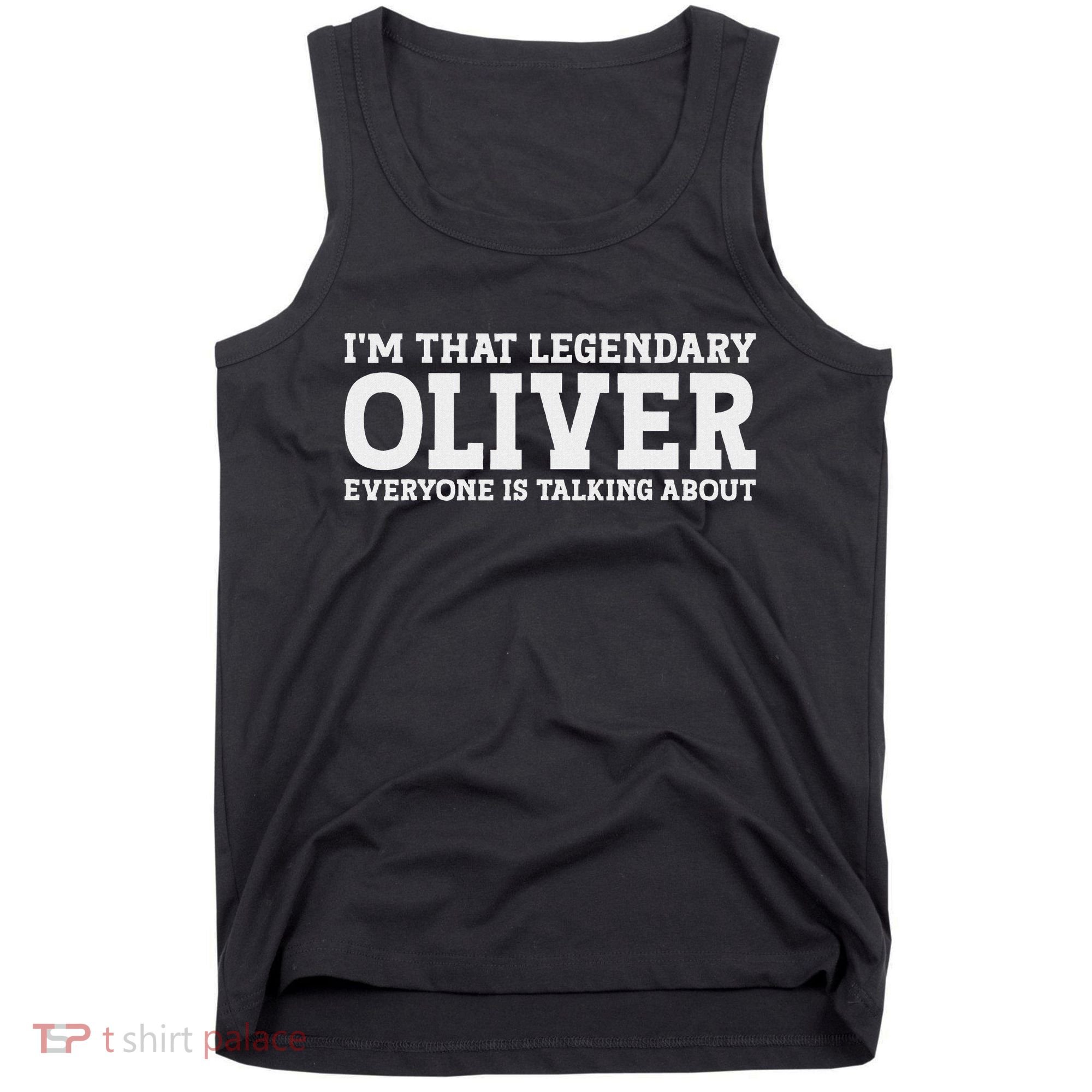 Oliver Personal Name Funny Oliver Tank Top