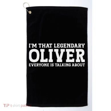 Oliver Personal Name Funny Oliver Golf Towel