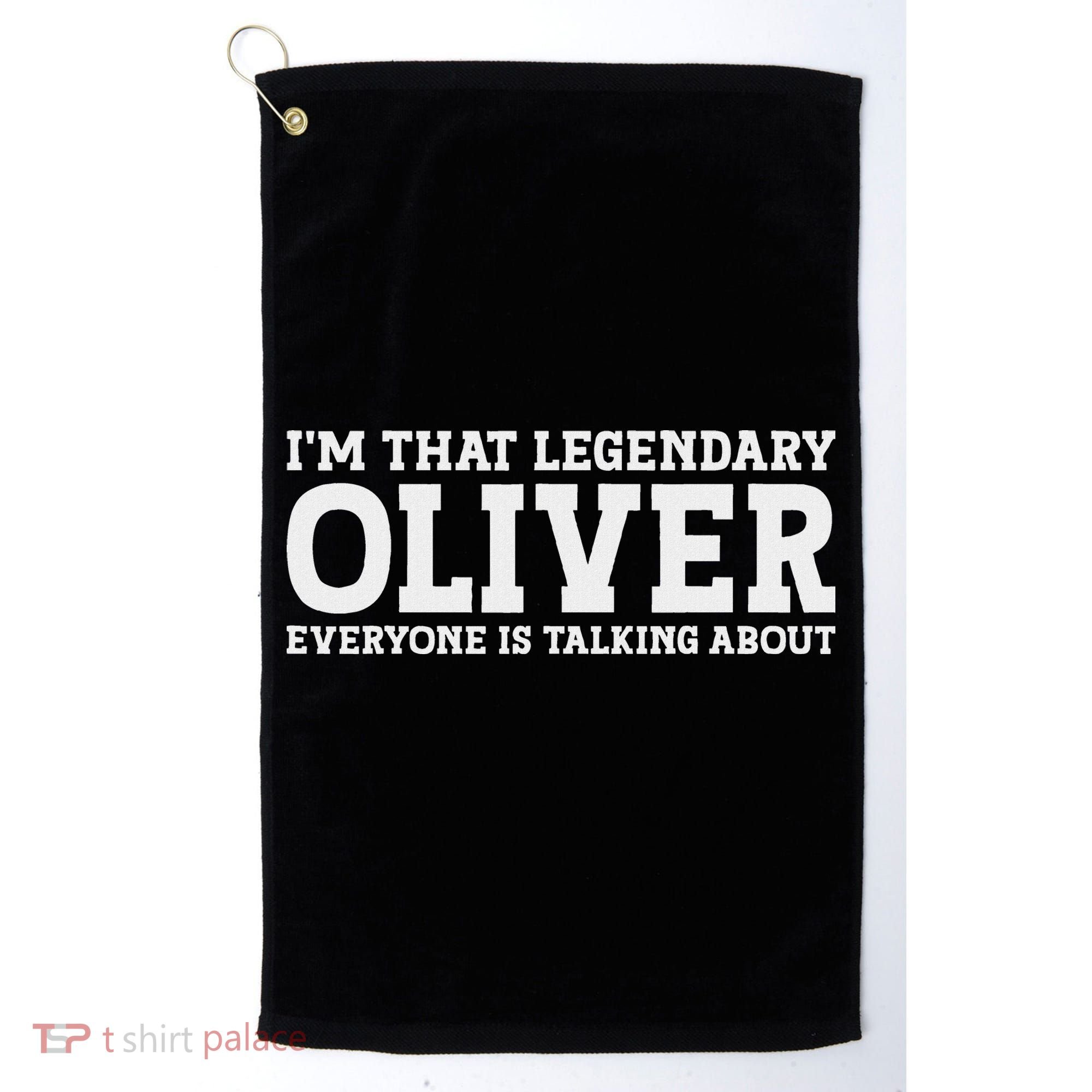 Oliver Personal Name Funny Oliver Golf Towel