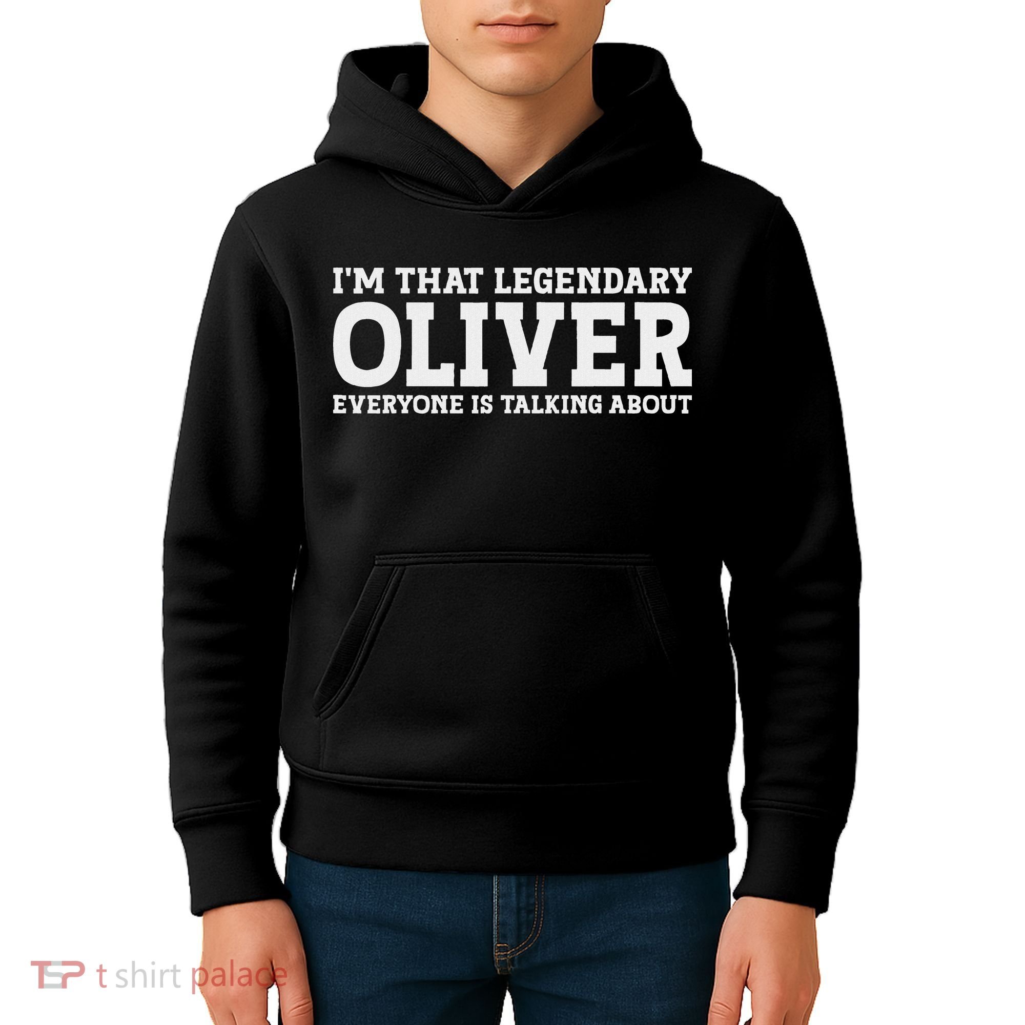 Oliver Personal Name Funny Oliver Kids Hoodie