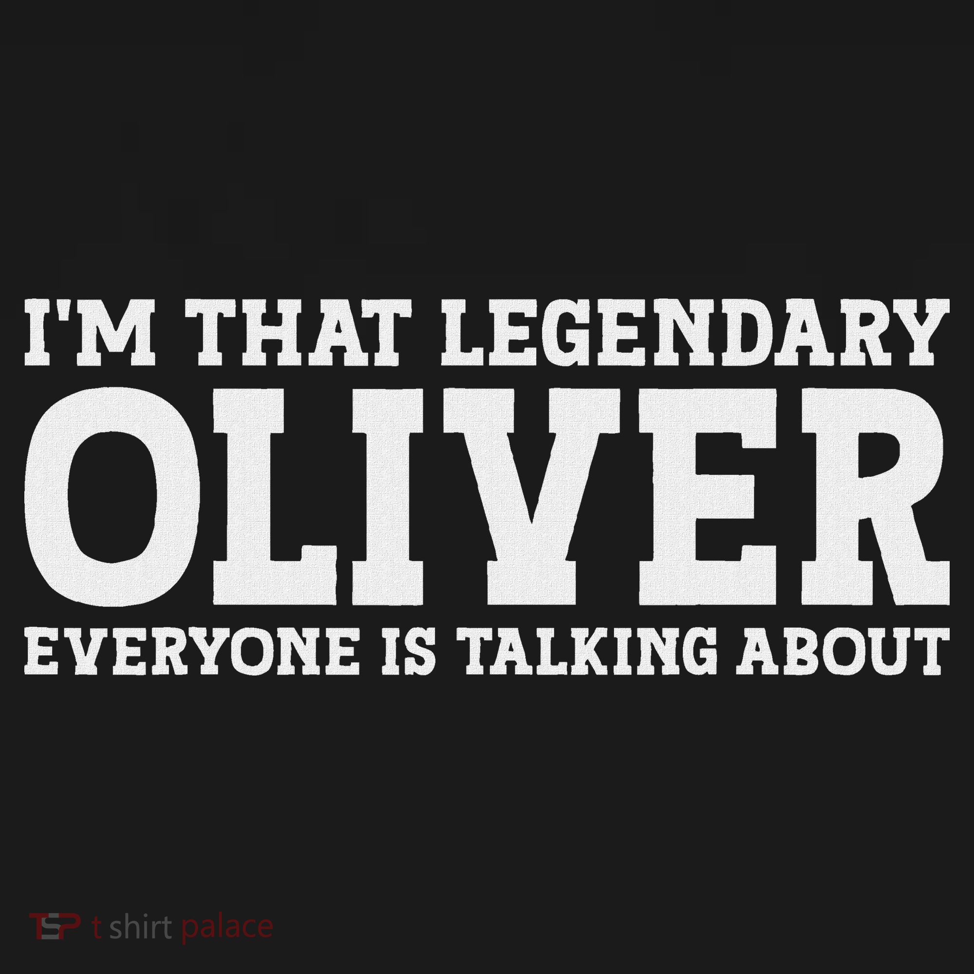Oliver Personal Name Funny Oliver Kids Hoodie