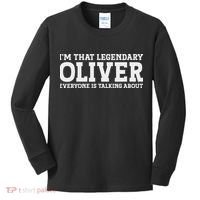 Oliver Personal Name Funny Oliver Kids Long Sleeve Shirt thumb 0