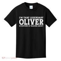 Oliver Personal Name Funny Oliver Kids T-Shirt thumb 0