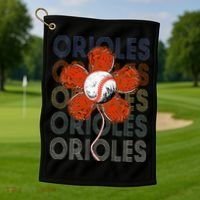 Orioles Proud Name Lovers Orioles Golf Towel thumb 1