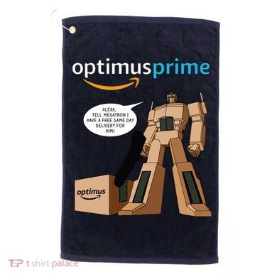 Optimus Prime Golf Towel