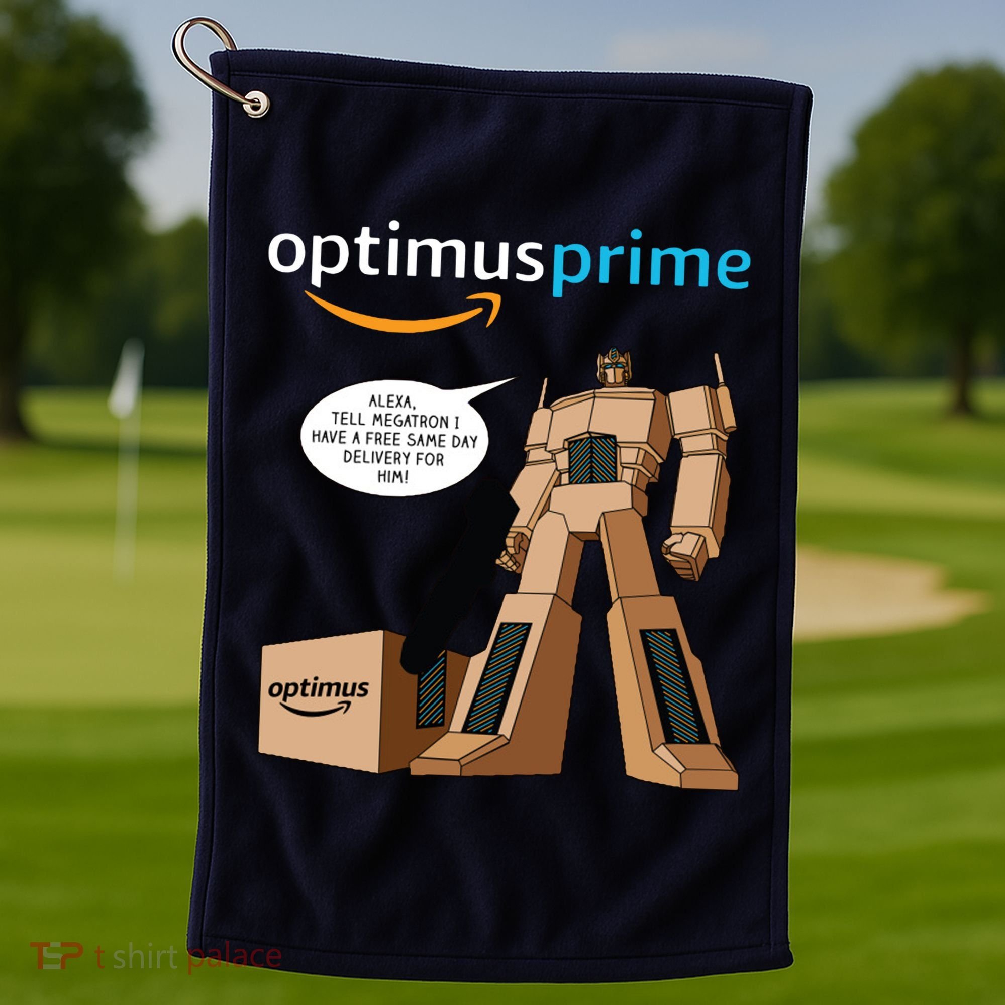 Optimus Prime Golf Towel