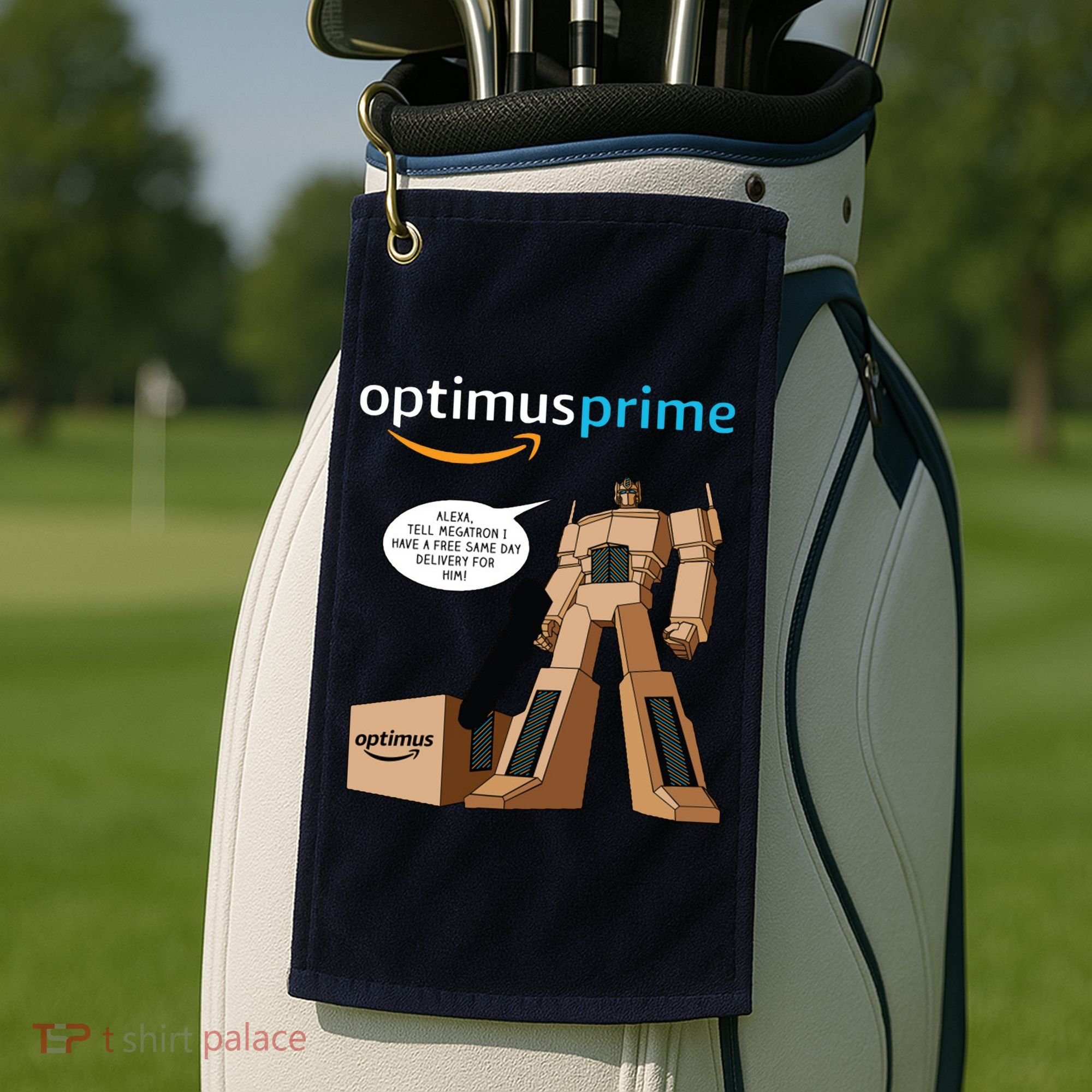 Optimus Prime Golf Towel