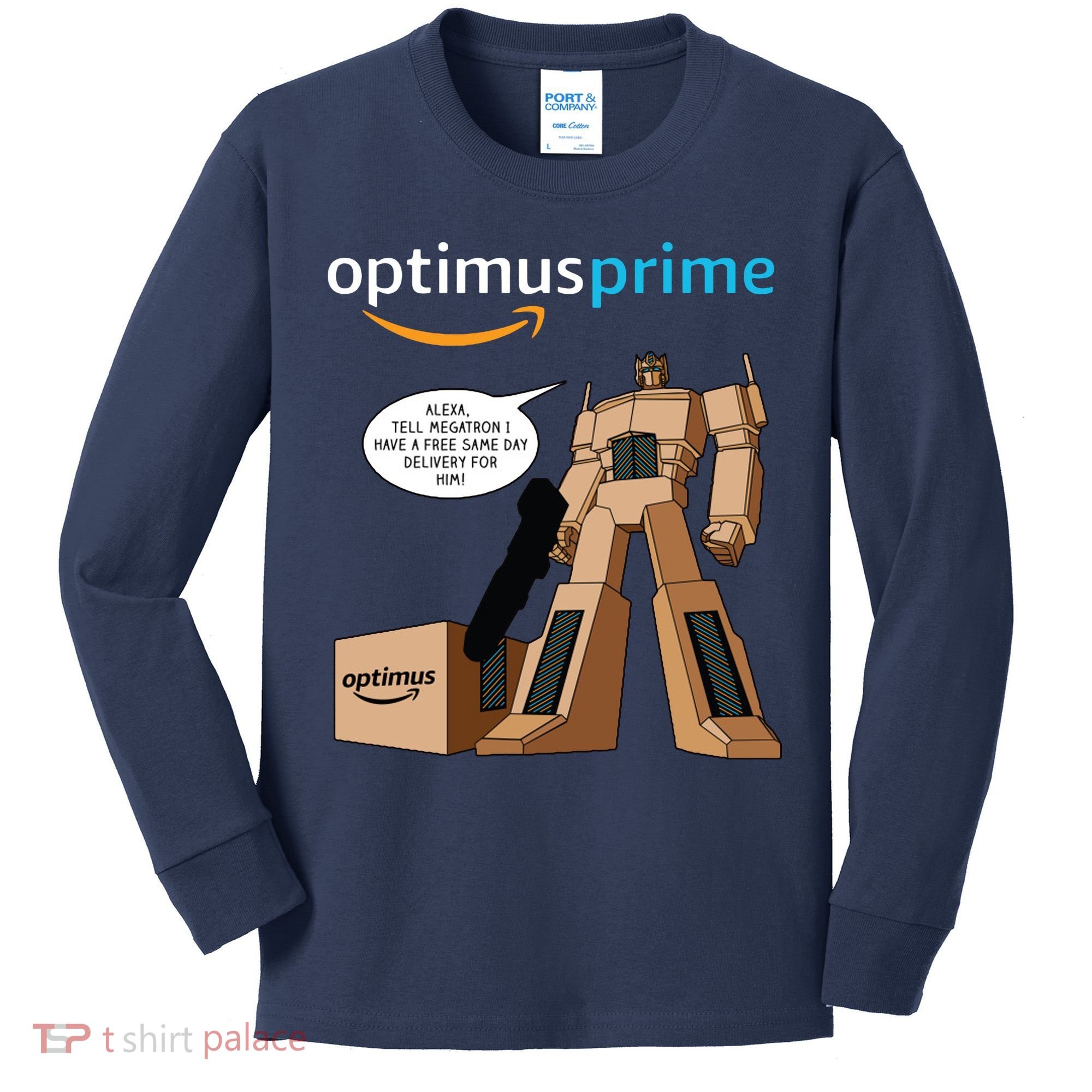 Optimus Prime Kids Long Sleeve Shirt