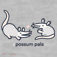 Opossum Pals Ladies PosiCharge Tri-Blend Wicking Tank thumb 2