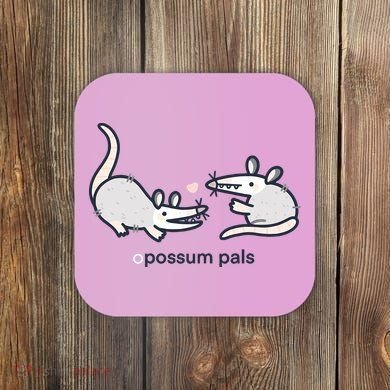 Opossum Pals Coaster