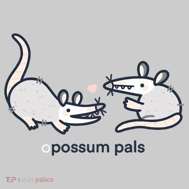 Opossum Pals Tie-Dye T-Shirt