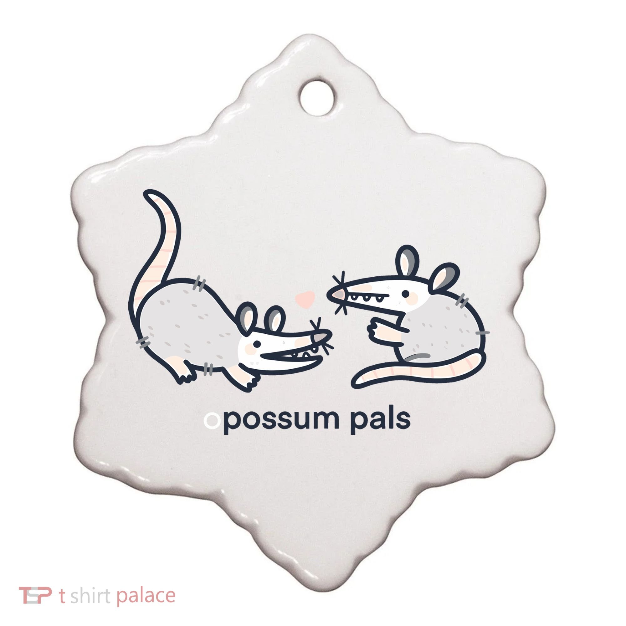 Opossum Pals Ceramic Ornament