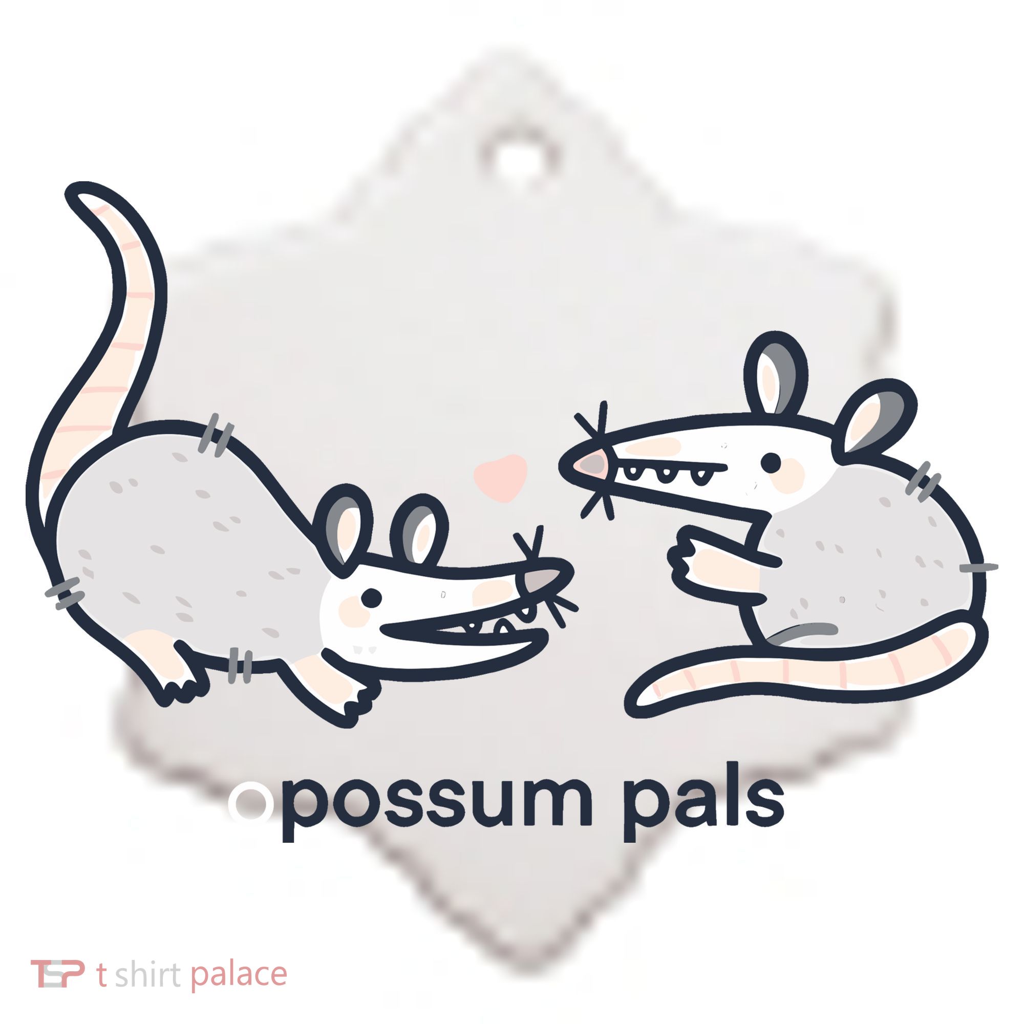 Opossum Pals Ceramic Ornament