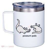 Opossum Pals 12oz Stainless Steel Coffee Mug thumb 2