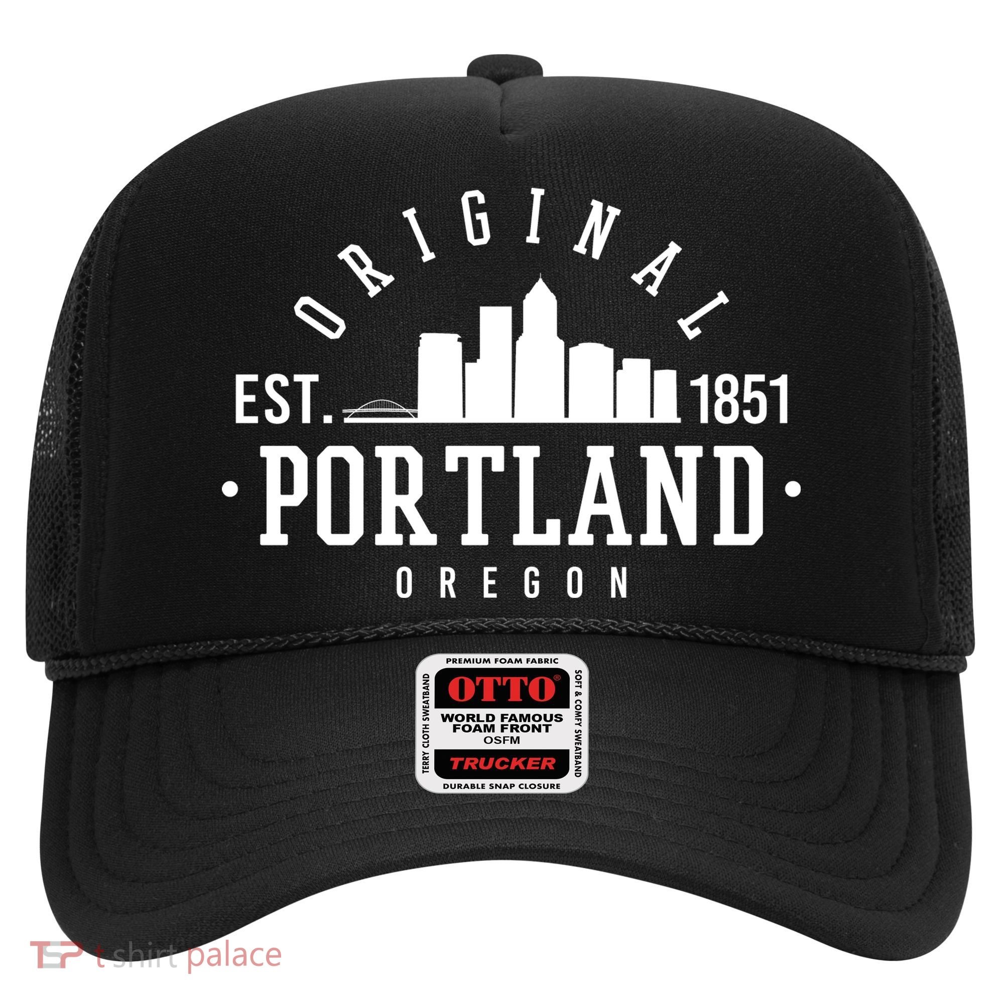 Original Portland Oregon Est 1851 Skyline Hat