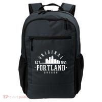 Original Portland Oregon Est 1851 Skyline Backpack thumb 0