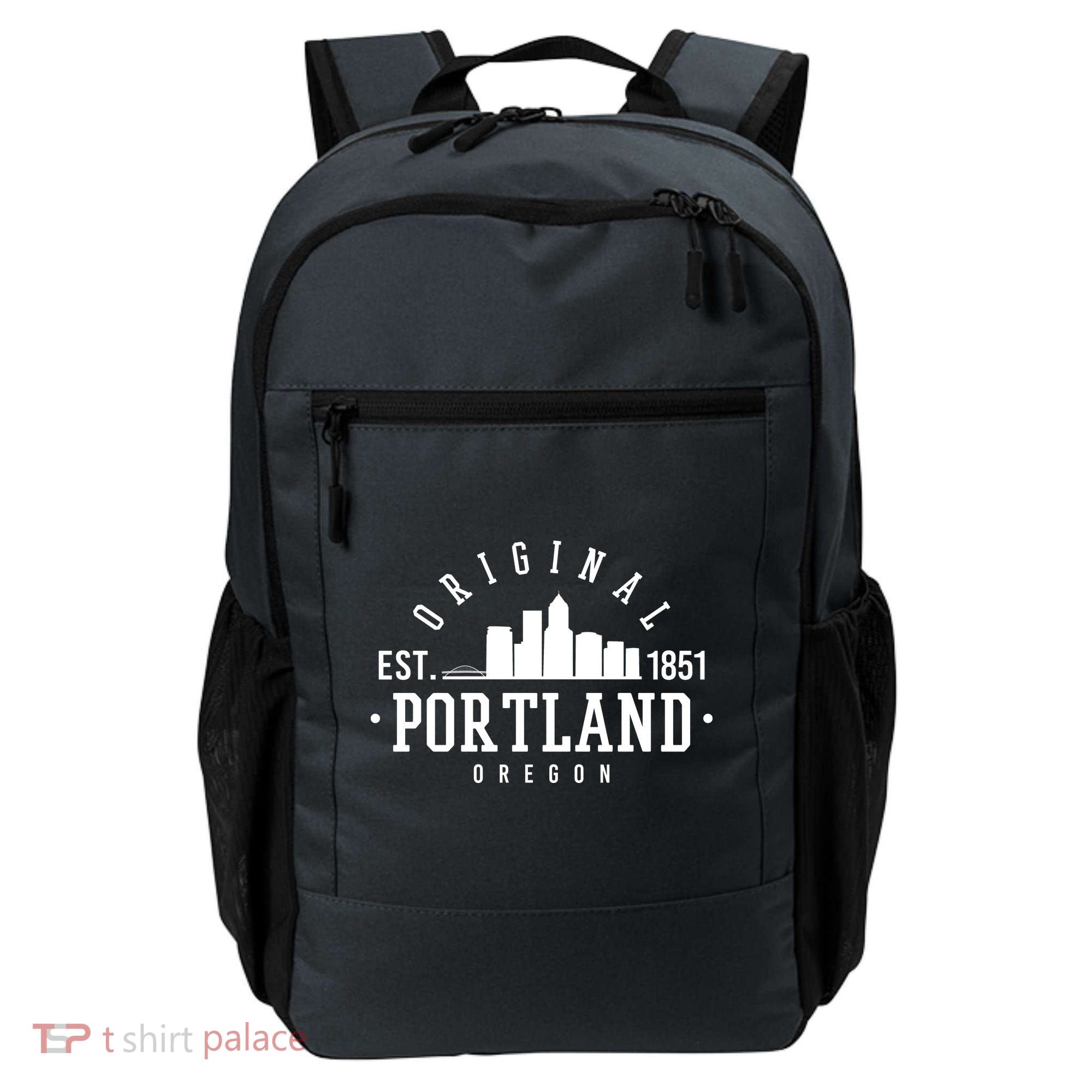 Original Portland Oregon Est 1851 Skyline Backpack