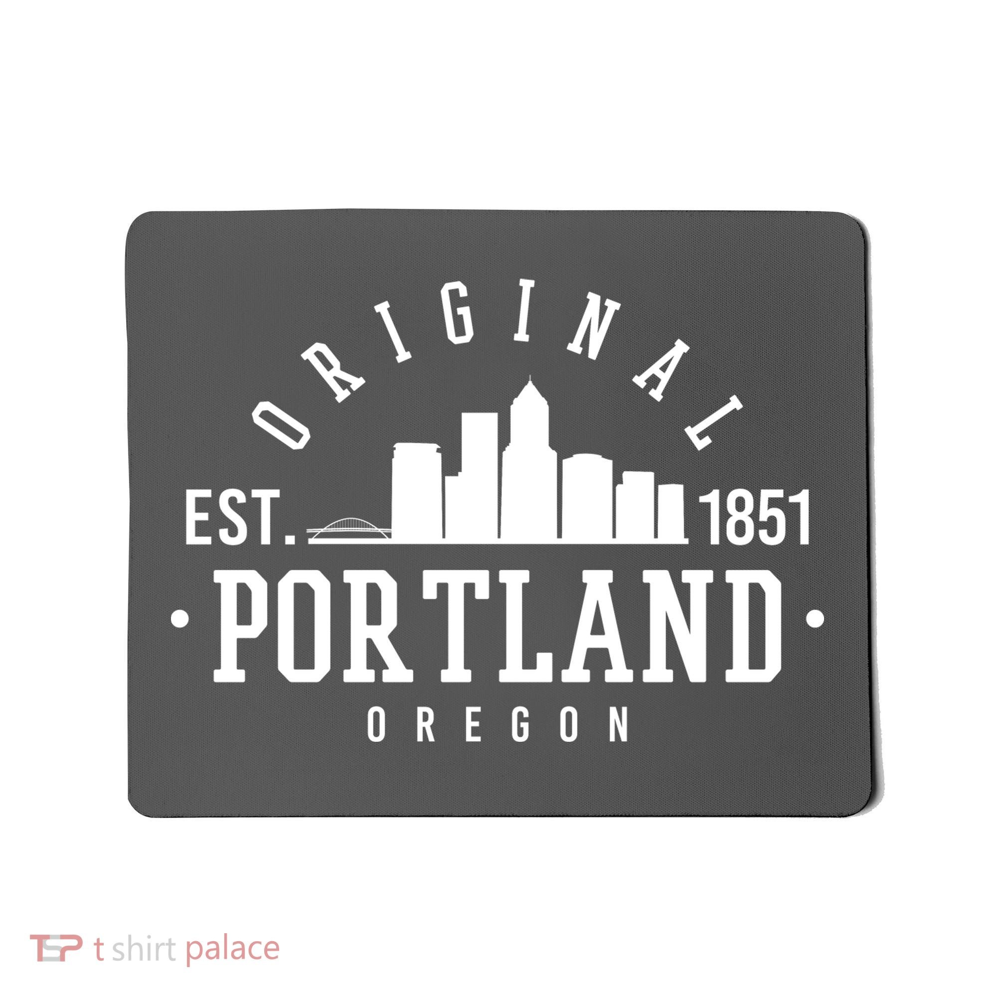 Original Portland Oregon Est 1851 Skyline Mousepad